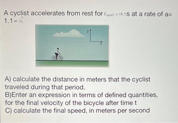 Solved accelerates cyclist transcribed