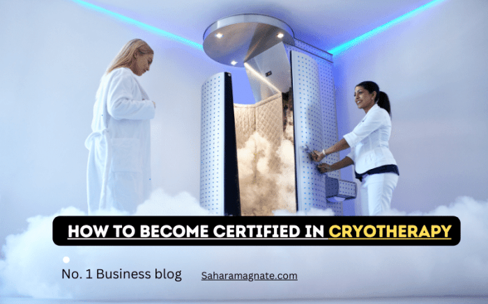 How to become certified in cryotherapy