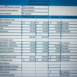 Antuan company set the following standard