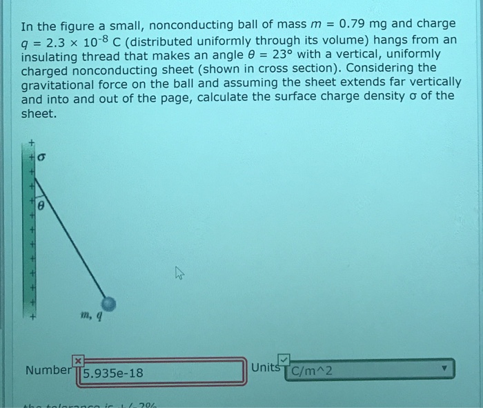 In the figure a small nonconducting ball of mass