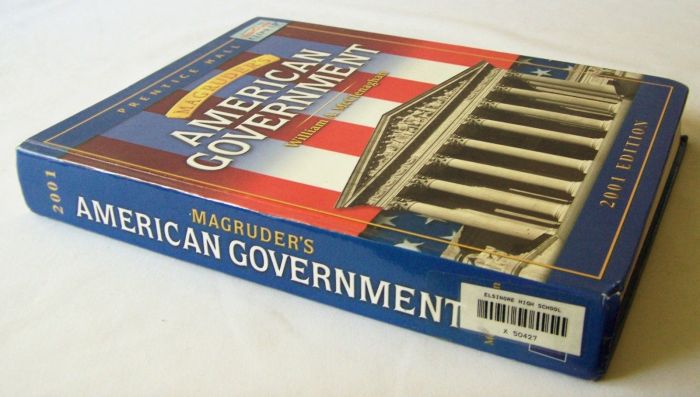 Magruder's american government textbook online